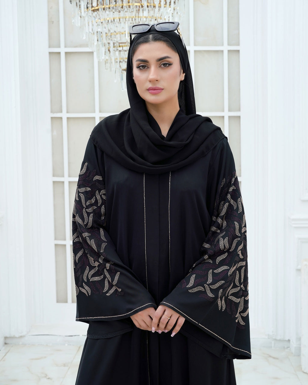 Soraya Diamond Studded Abaya
