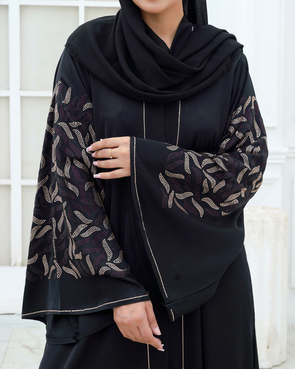Soraya Diamond Studded Abaya